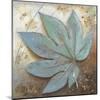 Turquoise Leaf I-Patricia Pinto-Mounted Art Print