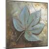 Turquoise Leaf II-Patricia Pinto-Mounted Art Print