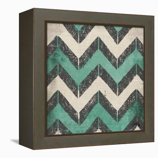 Turquoise Modele I-Elizabeth Medley-Framed Stretched Canvas