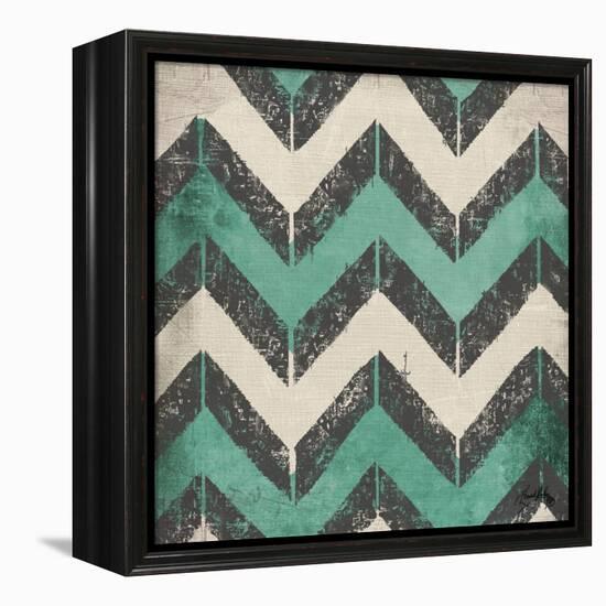 Turquoise Modele I-Elizabeth Medley-Framed Stretched Canvas