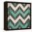 Turquoise Modele I-Elizabeth Medley-Framed Stretched Canvas