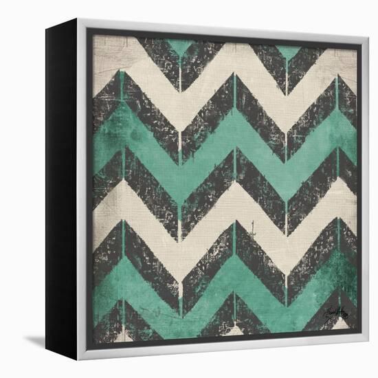 Turquoise Modele I-Elizabeth Medley-Framed Stretched Canvas