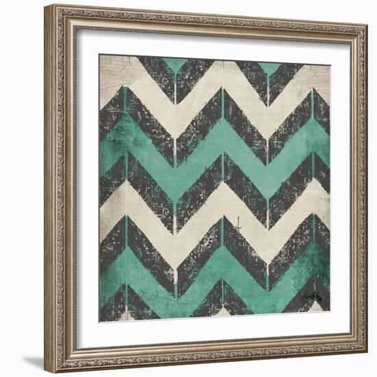 Turquoise Modele I-Elizabeth Medley-Framed Premium Giclee Print