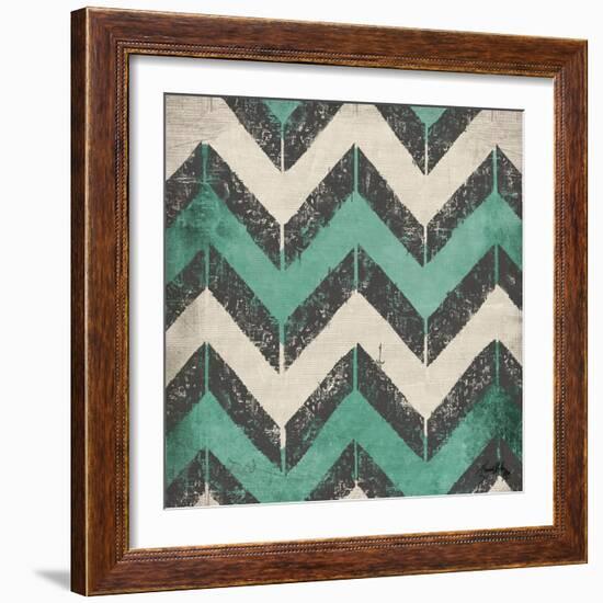 Turquoise Modele I-Elizabeth Medley-Framed Premium Giclee Print