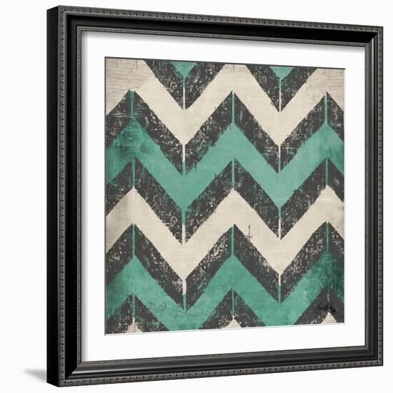 Turquoise Modele I-Elizabeth Medley-Framed Premium Giclee Print