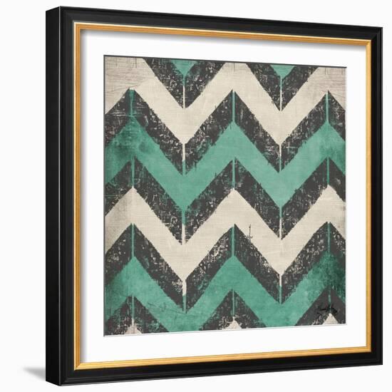 Turquoise Modele I-Elizabeth Medley-Framed Premium Giclee Print