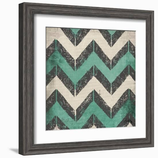 Turquoise Modele I-Elizabeth Medley-Framed Art Print