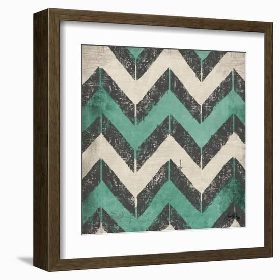 Turquoise Modele I-Elizabeth Medley-Framed Art Print