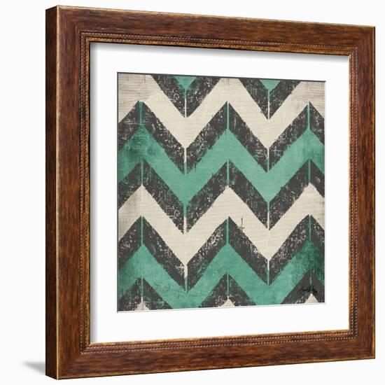 Turquoise Modele I-Elizabeth Medley-Framed Art Print