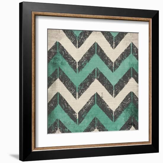 Turquoise Modele I-Elizabeth Medley-Framed Art Print