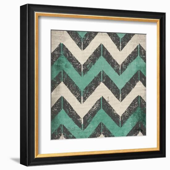 Turquoise Modele I-Elizabeth Medley-Framed Art Print