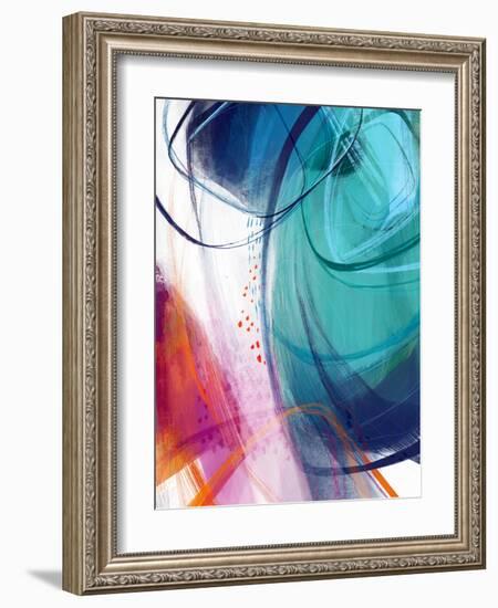 Turquoise No. 2-Ishita Banerjee-Framed Art Print