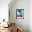 Turquoise No. 2-Ishita Banerjee-Framed Art Print displayed on a wall