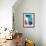 Turquoise No. 2-Ishita Banerjee-Framed Art Print displayed on a wall