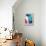 Turquoise No. 2-Ishita Banerjee-Framed Stretched Canvas displayed on a wall