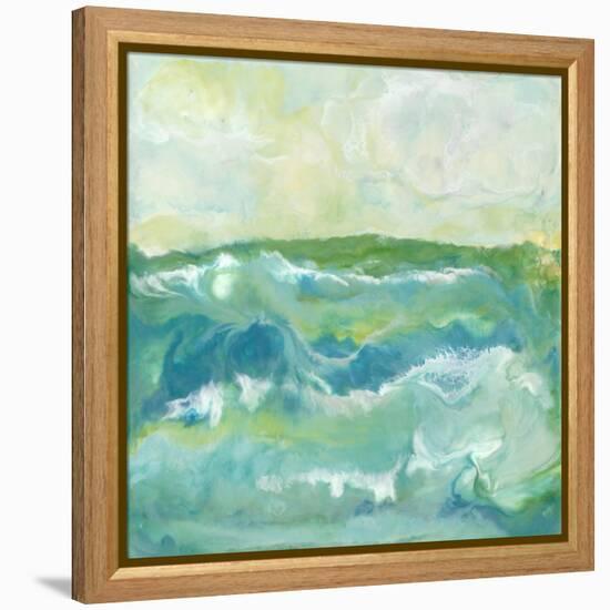 Turquoise Sea I-J. Holland-Framed Stretched Canvas