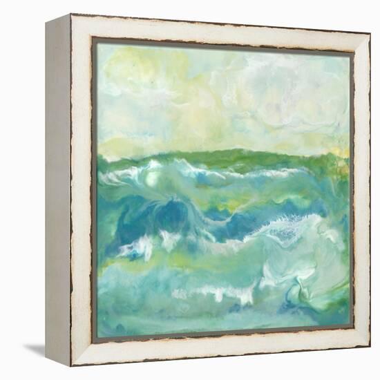 Turquoise Sea I-J. Holland-Framed Stretched Canvas