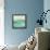 Turquoise Sea I-J. Holland-Framed Stretched Canvas displayed on a wall