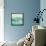 Turquoise Sea I-J. Holland-Framed Stretched Canvas displayed on a wall