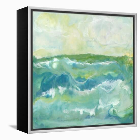 Turquoise Sea I-J. Holland-Framed Stretched Canvas