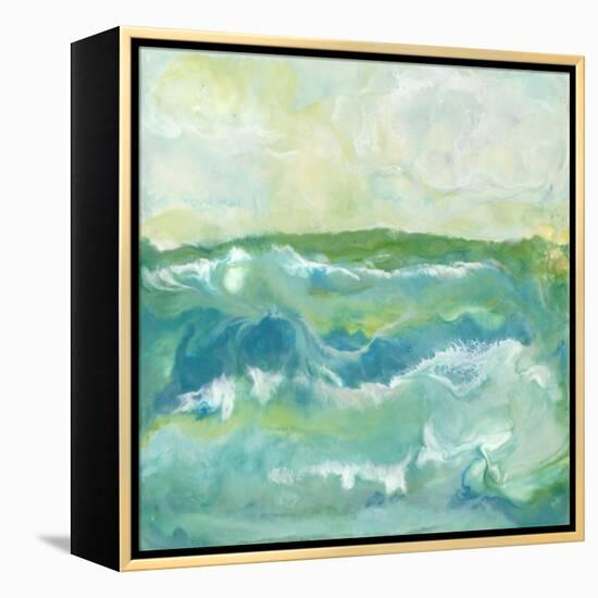 Turquoise Sea I-J. Holland-Framed Stretched Canvas