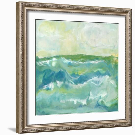 Turquoise Sea I-J. Holland-Framed Art Print