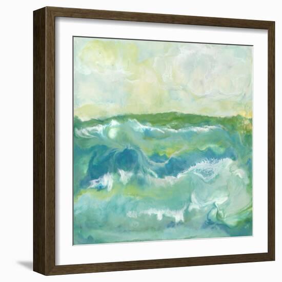 Turquoise Sea I-J. Holland-Framed Art Print