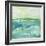 Turquoise Sea I-J. Holland-Framed Art Print