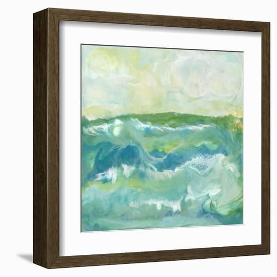 Turquoise Sea I-J. Holland-Framed Art Print