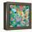 Turquoise Textile-Kim Parker-Framed Premier Image Canvas