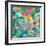 Turquoise Textile-Kim Parker-Framed Giclee Print