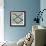 Turquoise Tile 1-Morgan Yamada-Framed Art Print displayed on a wall