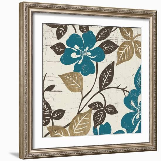 Turquoise Tile 2-Morgan Yamada-Framed Art Print