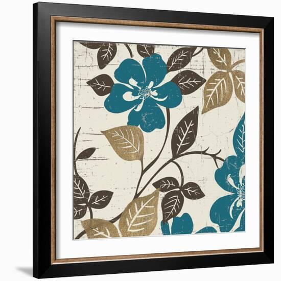 Turquoise Tile 2-Morgan Yamada-Framed Art Print