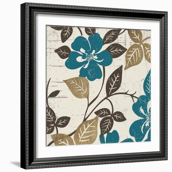 Turquoise Tile 2-Morgan Yamada-Framed Art Print