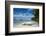 Turquoise water and a white beach on Christmas Island, Buka, Bougainville, Papua New Guinea, Pacifi-Michael Runkel-Framed Photographic Print