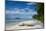 Turquoise water and a white beach on Christmas Island, Buka, Bougainville, Papua New Guinea, Pacifi-Michael Runkel-Mounted Photographic Print