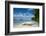 Turquoise water and a white beach on Christmas Island, Buka, Bougainville, Papua New Guinea, Pacifi-Michael Runkel-Framed Photographic Print