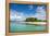 Turquoise water and white sand beach, White Island, Buka, Bougainville, Papua New Guinea, Pacific-Michael Runkel-Framed Premier Image Canvas