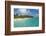 Turquoise Waters and a White Sand Beach, Exumas, Bahamas, West Indies, Caribbean, Central America-Michael Runkel-Framed Photographic Print