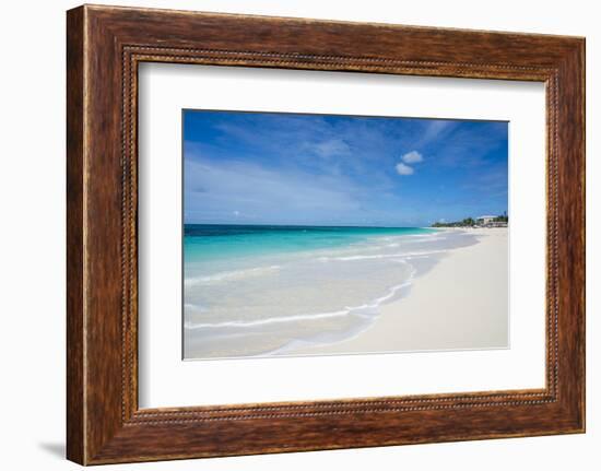 Turquoise waters and whites sand on the world class Shoal Bay East beach, Anguilla, British Oversea-Michael Runkel-Framed Photographic Print