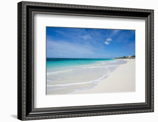 Turquoise waters and whites sand on the world class Shoal Bay East beach, Anguilla, British Oversea-Michael Runkel-Framed Photographic Print