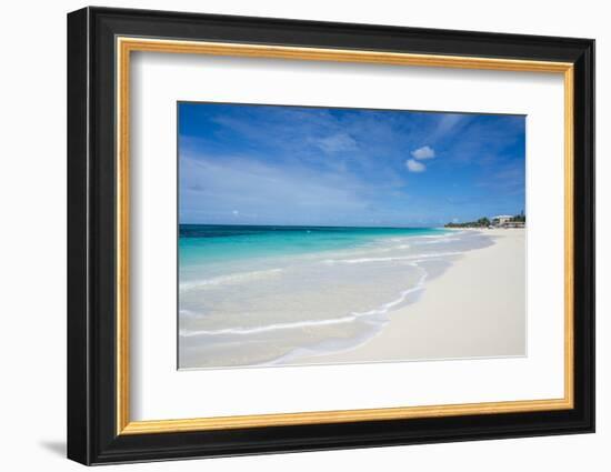 Turquoise waters and whites sand on the world class Shoal Bay East beach, Anguilla, British Oversea-Michael Runkel-Framed Photographic Print