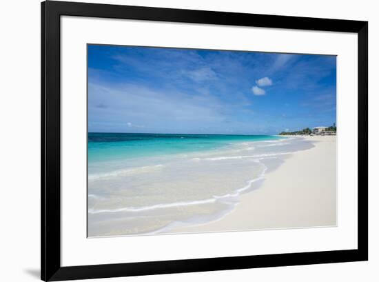 Turquoise waters and whites sand on the world class Shoal Bay East beach, Anguilla, British Oversea-Michael Runkel-Framed Photographic Print