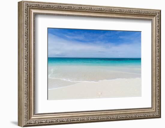 Turquoise waters and whites sand on the world class Shoal Bay East beach, Anguilla, British Oversea-Michael Runkel-Framed Photographic Print