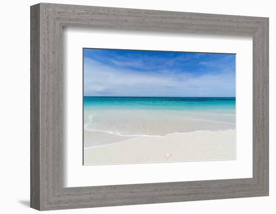 Turquoise waters and whites sand on the world class Shoal Bay East beach, Anguilla, British Oversea-Michael Runkel-Framed Photographic Print