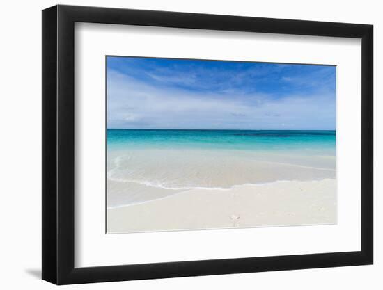 Turquoise waters and whites sand on the world class Shoal Bay East beach, Anguilla, British Oversea-Michael Runkel-Framed Photographic Print