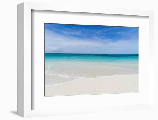 Turquoise waters and whites sand on the world class Shoal Bay East beach, Anguilla, British Oversea-Michael Runkel-Framed Photographic Print