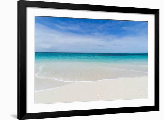 Turquoise waters and whites sand on the world class Shoal Bay East beach, Anguilla, British Oversea-Michael Runkel-Framed Photographic Print