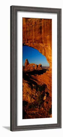Turret Arch Through North Window, Arches National Park, Utah-null-Framed Photographic Print